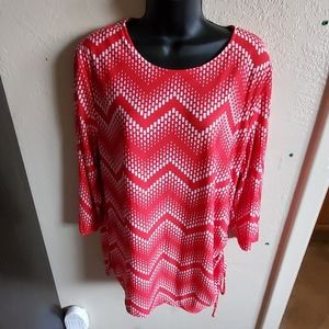 N touch printed top size XL A4